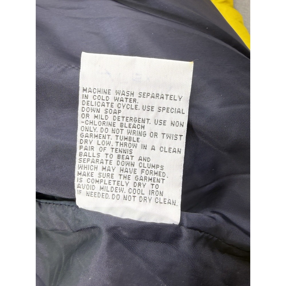 London Fog Boys' Heavyweight Down Puffer Jacket Winter Coat, Size‎ M 5/6 Yellow - Picture 11 of 13
